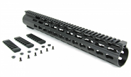 Handschutz .308 Ultra Slim KeyMod Free Float Clamp-On Stlye/ inkl. abnehmbare Schienen/ 15" / 38cm T-Fire 